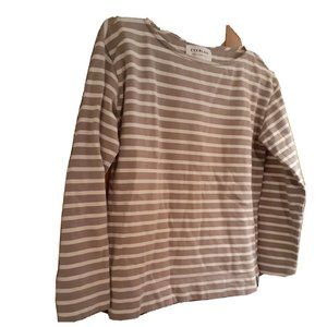 Everlane M medium S small grey gray white top